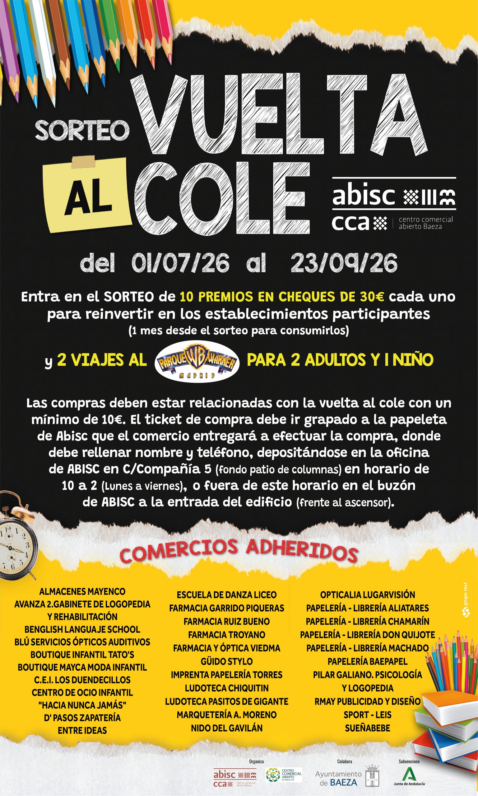 CARTEL VUELTA AL COLE ABISC 26